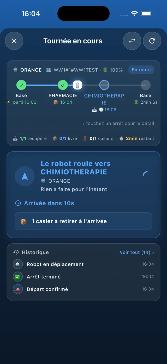 Transit suivi en temps réel